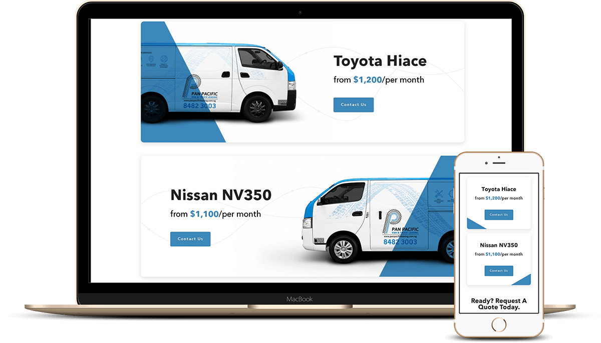 Pan Pacific Van & Truck Leasing Promotion