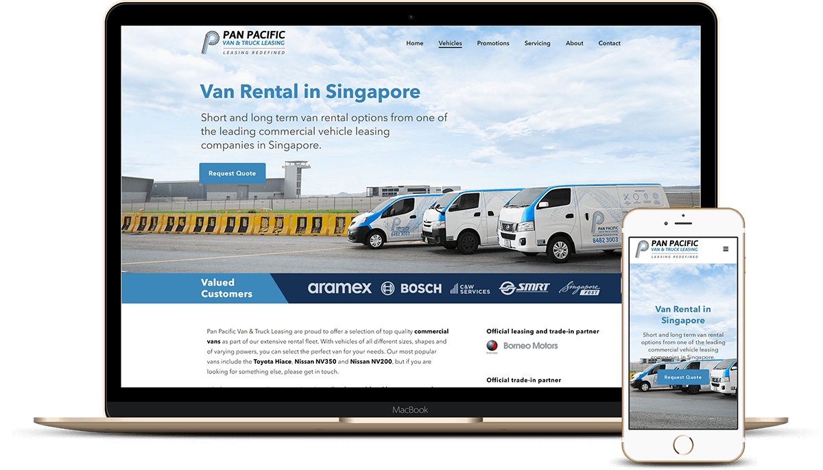 Pan Pacific Van & Truck Leasing Van Rental